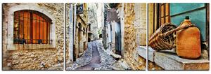 Slika na platnu - Stara mediteranska ulica - panorama 5151C (90x30 cm)