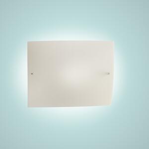 Foscarini Folio piccola zidna lampa, bijela, prigušiva, Bijela, Dnevni boravak/blagovaonica, Staklo