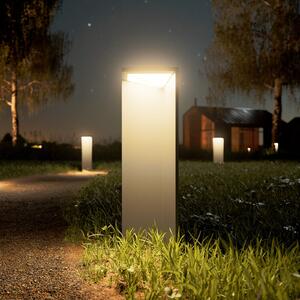 LED baterijska solarna lampa Nusolar antracit, visina 50cm