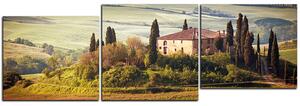Slika na platnu - Talijanski ruralni krajolik - panorama 5156E (90x30 cm)