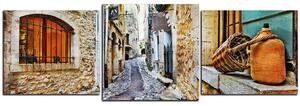 Slika na platnu - Stara mediteranska ulica - panorama 5151D (90x30 cm)