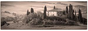 Slika na platnu - Talijanski ruralni krajolik - panorama 5156QA (105x35 cm)