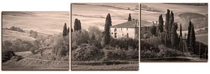 Slika na platnu - Talijanski ruralni krajolik - panorama 5156QE (90x30 cm)