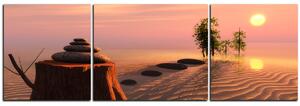 Slika na platnu - Zen stones - panorama 5162C (90x30 cm)