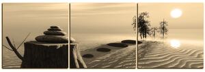 Slika na platnu - Zen stones - panorama 5162FB (150x50 cm)
