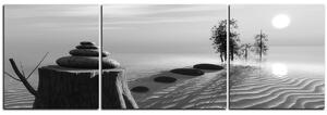 Slika na platnu - Zen stones - panorama 5162QC (150x50 cm)