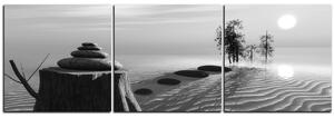 Slika na platnu - Zen stones - panorama 5162QB (90x30 cm)