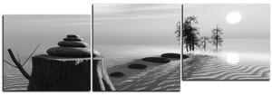 Slika na platnu - Zen stones - panorama 5162QD (150x50 cm)