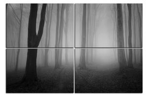 Slika na platnu - Magla u šumi 1182QE (150x100 cm)
