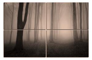 Slika na platnu - Magla u šumi 1182FE (120x80 cm)