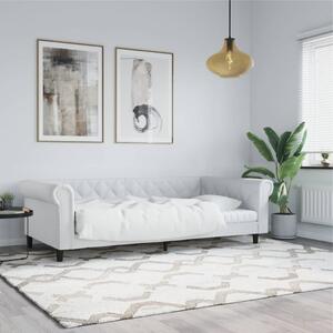 Dnevni krevet bijeli 100 x 200 cm od umjetne kože - Bijela / 100 x 200 cm