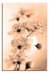 Slika na platnu - Mali cvjetovi na grani - pravokutnik 7173FA (90x60 cm )