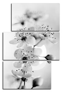 Slika na platnu - Mali cvjetovi na grani - pravokutnik 7173QD (120x80 cm)
