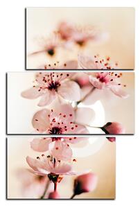 Slika na platnu - Mali cvjetovi na grani - pravokutnik 7173D (90x60 cm)
