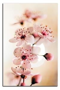 Slika na platnu - Mali cvjetovi na grani - pravokutnik 7173A (90x60 cm )