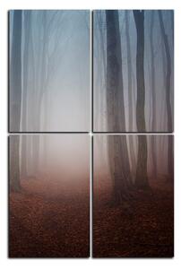 Slika na platnu - Magla u šumi - pravokutnik 7182E (90x60 cm)