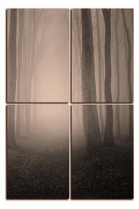 Slika na platnu - Magla u šumi - pravokutnik 7182FE (120x80 cm)