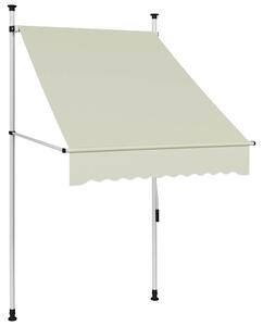 Tenda na ručno uvlačenje 100 cm krem - Krema / N/A