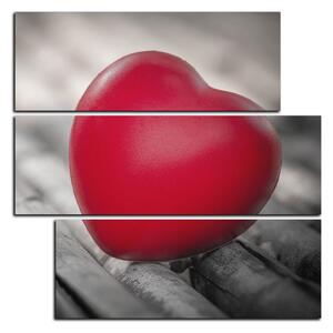 Slika na platnu - Romantično srce - kvadrat 3171QD (75x75 cm)