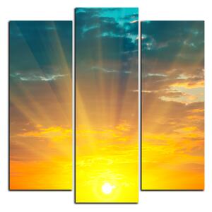 Slika na platnu - Zalazak sunca - kvadrat 3200C (75x75 cm)