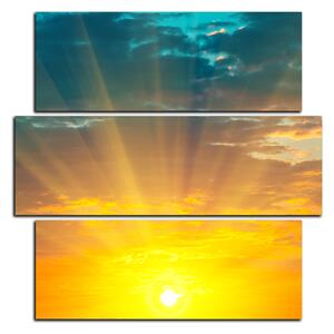 Slika na platnu - Zalazak sunca - kvadrat 3200D (75x75 cm)