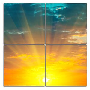 Slika na platnu - Zalazak sunca - kvadrat 3200E (60x60 cm)