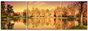 Slika na platnu - Jesenski park - panorama 5175FC (150x50 cm)