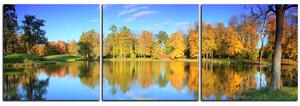 Slika na platnu - Jesenski park - panorama 5175B (150x50 cm)