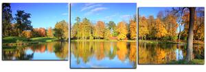 Slika na platnu - Jesenski park - panorama 5175E (150x50 cm)