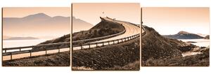 Slika na platnu - Atlantska cesta - panorama 5184FD (150x50 cm)