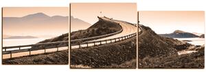 Slika na platnu - Atlantska cesta - panorama 5184FE (150x50 cm)
