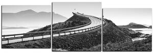 Slika na platnu - Atlantska cesta - panorama 5184QE (150x50 cm)