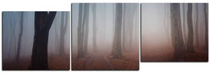 Slika na platnu - Magla u šumi - panorama 5182E (90x30 cm)
