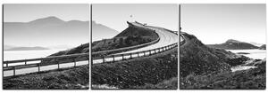 Slika na platnu - Atlantska cesta - panorama 5184QB (150x50 cm)