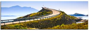 Slika na platnu - Atlantska cesta - panorama 5184A (105x35 cm)
