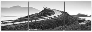Slika na platnu - Atlantska cesta - panorama 5184QC (90x30 cm)