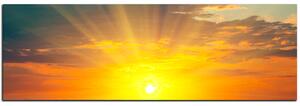 Slika na platnu - Zalazak sunca - panorama 5200A (105x35 cm)