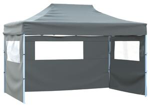 Sklopivi šator s 3 zida 431x291x315 cm antracit - Antracitno siva / N/A