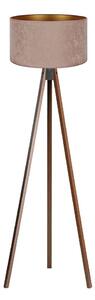 Brilagi - Podna lampa VELVET 1xE27/60W/230V wenge/bež
