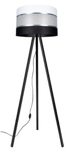 Podna lampa CORAL 1xE27/60W/230V wenge/crna/bijela/krom