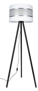 Podna lampa CORAL 1xE27/60W/230V wenge/bijela/krom