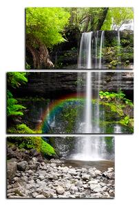 Slika na platnu - Prirodni vodopad - pravokutnik 7229D (90x60 cm)