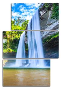 Slika na platnu - Huai Luang vodopad - pravokutnik 7228D (90x60 cm)