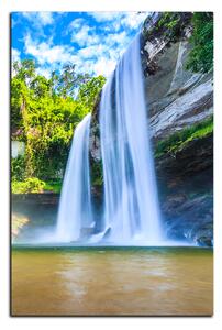 Slika na platnu - Huai Luang vodopad - pravokutnik 7228A (120x80 cm)