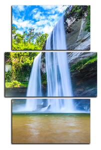 Slika na platnu - Huai Luang vodopad - pravokutnik 7228C (90x60 cm)