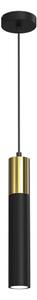 Luster na sajli CASSA 1xGU10/8W/230V crna/zlatna