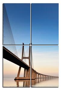 Slika na platnu - Most Vasco da Gama - pravokutnik 7245E (90x60 cm)