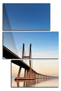Slika na platnu - Most Vasco da Gama - pravokutnik 7245D (120x80 cm)