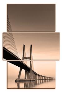 Slika na platnu - Most Vasco da Gama - pravokutnik 7245FC (90x60 cm)