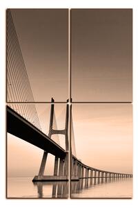 Slika na platnu - Most Vasco da Gama - pravokutnik 7245FE (120x80 cm)